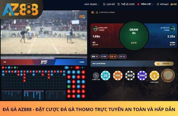 Cá cược đá gà trực tuyến đỉnh cao tại AZ888 Cá cược đá gà trực tuyến đỉnh cao tại AZ888